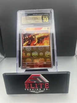 🔥🔥CGC 10 Pristine Charmeleon Poke Ball Reverse Holo 005/165 Pokemon 151🔥🔥 - Image 3