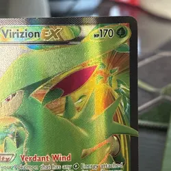 Pokemon TCG - BW Plasma Blast Virizion EX Full Art Ultra Rare 96/101 - LP - Image 5