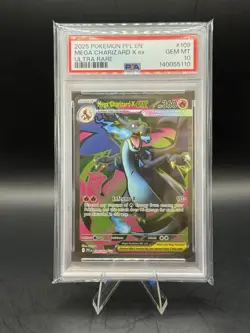 PSA 10 Pokemon Charizard EX Phantasmal Flames Full Art Ultra Rare 109/094 - Image 1