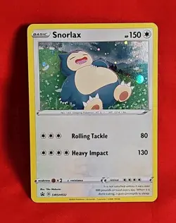 Snorlax Holo Black Star Promo 2020 Pokemon SWSH032 - Image 1