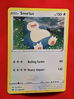 Snorlax Holo Black Star Promo 2020 Pokemon SWSH032 - Image 2