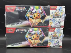 LOT OF 2 Pokemon Prismatic Evolutions Surprise Box & Booster Bundle Sams Club - Image 1