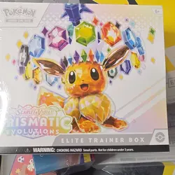 Pokemon TCG Scarlet & Violet Prismatic Evolutions Elite Trainer Box Eevee Eng - Image 1