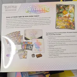 Pokemon TCG Scarlet & Violet Prismatic Evolutions Elite Trainer Box Eevee Eng - Image 2
