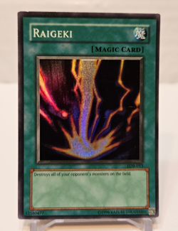 Raigeki (MAGIC) LOB-053 Super Rare Unlimited Yugioh 1017 - Image 1