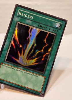 Raigeki (MAGIC) LOB-053 Super Rare Unlimited Yugioh 1017 - Image 4