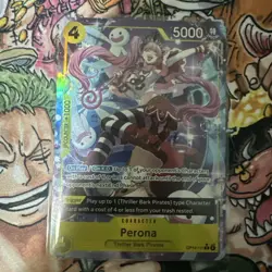 Perona (Alt Art) OP14-111 R - THE AZURE SEA'S SEVEN - One Piece TCG Mint - Image 1