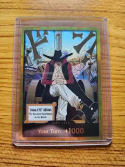 Dracule Mihawk Gold DON OP14 One Piece TCG NM Canadian Seller! - Image 1