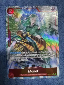MONET - One Piece TCG OP10-016 - AA Alt Art Super Rare SR - Royal Blood English - Image 1