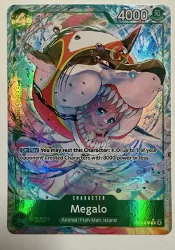 Megalo EB04-018 OP14 The Azure Sea's Seven Alternate Art - Image 1