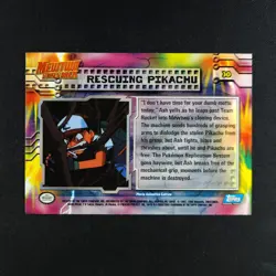 Rescuing Pikachu 30 - Topps Series - Pokemon Card - Image 2