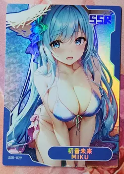 Hatsune Miku Senpai Goddess Haven SSR-029 Waifu Anime Card - Image 1