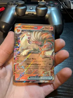 Pokemon TCG Ninetales EX SV Scarlet & Violet 151 Double Rare Holo Card - Image 1