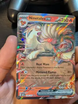 Pokemon TCG Ninetales EX SV Scarlet & Violet 151 Double Rare Holo Card - Image 3