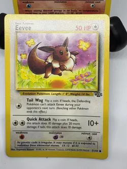 Vintage Pokemon TCG Flareon 19/64 Rare Eevee #51 Pokemon Jungle Card Set LP - Image 3