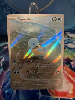Pokemon Squirtle Holo Card TCG SV Scarlet & Violet 151 Series 170/165 - Image 1