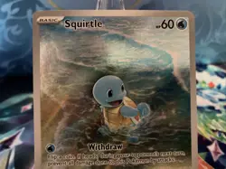 Pokemon Squirtle Holo Card TCG SV Scarlet & Violet 151 Series 170/165 - Image 3