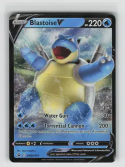 Blastoise V Promo SWSH: Sword & Shield Promo Cards SWSH101 NM - Image 1