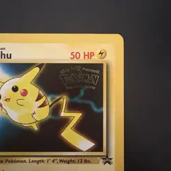 Pokemon Vintage Pikachu (Movie Promo) 04/53 Wotc Black Star Promo - Image 3