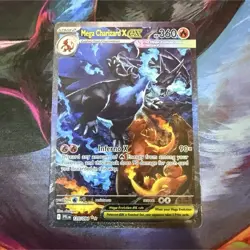 Pokemon Mega Charizard X EX Foil Stage 2 Card PFL EN 125/094 Chase card - Image 1