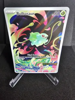 Bulbasaur Pokemon Card Mega Evolution Stamped 133/132 Promo 2025 Nintendo - Image 2