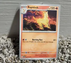 Rapidash - 020/142 Stellar Crown Uncommon Pokemon Card - Image 1