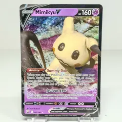 Mimikyu V 062/163 Battle Styles NM Full Art Ultra Rare Pokemon Card - Image 1