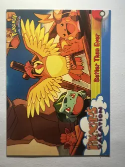 Better Than Ever Pikachu's Vacation Topps Pokemon CardEC - Image 1