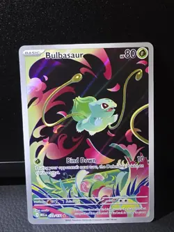Pokemon TCG Bulbasaur Illustration Rare ME01: Mega Evolution 133/132 NM - Image 1