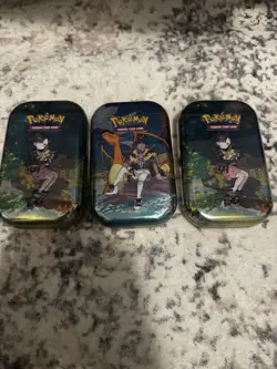 Pokemon TCG Crown Zenith Mini Tin (2 Booster Packs Each), Lot of 3, Sealed - Image 1