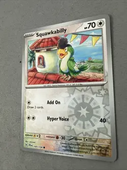 Pokemon TCG * Journey Together 141/159 Squawkabilly C REVERSE HOLO * NM FRESH PK - Image 2