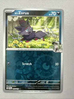 Pokemon TCG * Journey Together 097/159 N's Zorua Common * REVERSE HOLO FRESH PK - Image 1