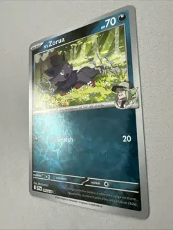 Pokemon TCG * Journey Together 097/159 N's Zorua Common * REVERSE HOLO FRESH PK - Image 2