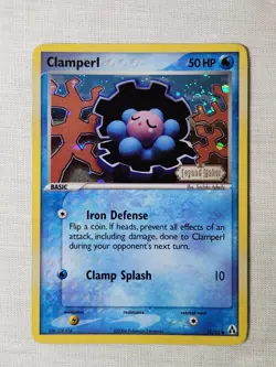 Played Clamperl - Reverse Holo Swirl 51 Legend Maker Pokemon TCG - Image 1
