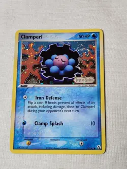 Played Clamperl - Reverse Holo Swirl 51 Legend Maker Pokemon TCG - Image 3