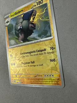 Pokemon TCG * Journey Together 046/159 Alolan Golem U REVERSE HOLO * NM FRESH PK - Image 2