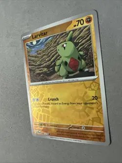 Pokemon TCG * Journey Together 080/159 Larvitar C REVERSE HOLO * UNG NM FRESH PK - Image 2