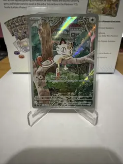 Meowth 106/94 Full Art Phantasmal Flames Pokemon TCG - Image 1