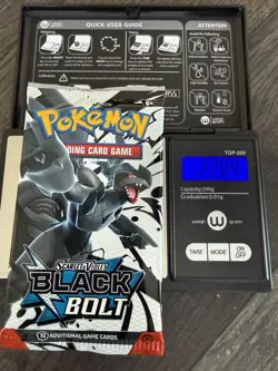 Heavy 22.84U Pokemon TCG SV 10.5 Black Bolt Booster Pack Sealed! Demi-God Pack!U - Image 1