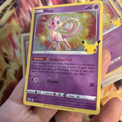 Mew 011/025 Celebrations 25th Anniversary Holo Pokemon TCG - Image 2