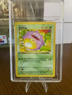 1999 Pokemon Game - Koffing 051/102 Base Set (Shadowless) Regular - Image 1