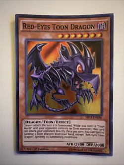 Red-Eyes Toon Dragon SHVI-EN036 Shining Victories 1st Edition - Image 1