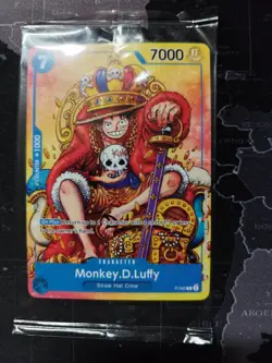 Monkey.D.Luffy P-043 One Piece TCG Promo Card Sealed - Image 1