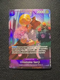Vinsmoke Sanji OP10-063 (OP12 Treasure Rare) Alt Art | One Piece Card Game NM - Image 1