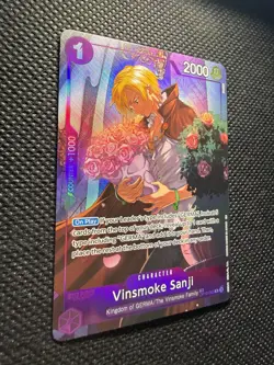 Vinsmoke Sanji OP10-063 (OP12 Treasure Rare) Alt Art | One Piece Card Game NM - Image 3