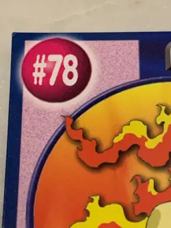 Rapidash #78 Pokemon Burger King PokeTrivia Card Unperforated - Image 2