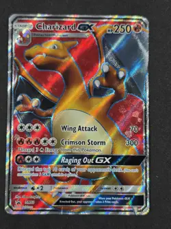 Pokemon TCG Charizard GX Full Art Holo Card SM60-SM Promos HP Dmg - Image 1