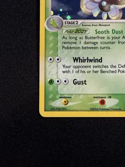 Pokemon TCG Butterfree Holo Rare Card 2/112 Fire Red Leaf Green NM Condition - Image 3