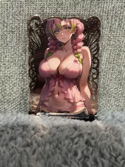 GODDESS STORY MR #028/100 MITSURI DEMON SLAYER GOLD METAL ANIME CARD - Image 2