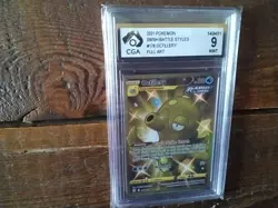 Pokemon vmax gold secret graded art sr octillery vstar gx ex 178/163 v Card b2 - Image 1